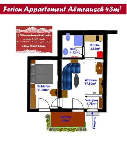 G & H Ferienwohnungen Appartement Almrausch ベルヒテスガーデン エクステリア 写真
