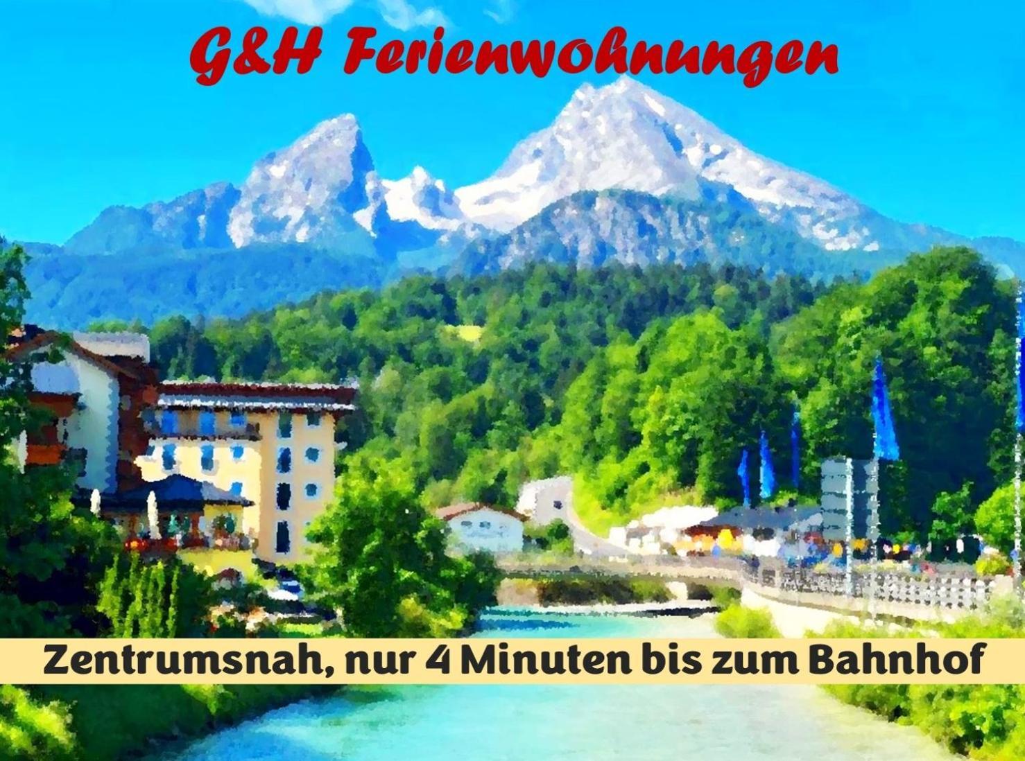 G & H Ferienwohnungen Appartement Almrausch ベルヒテスガーデン エクステリア 写真